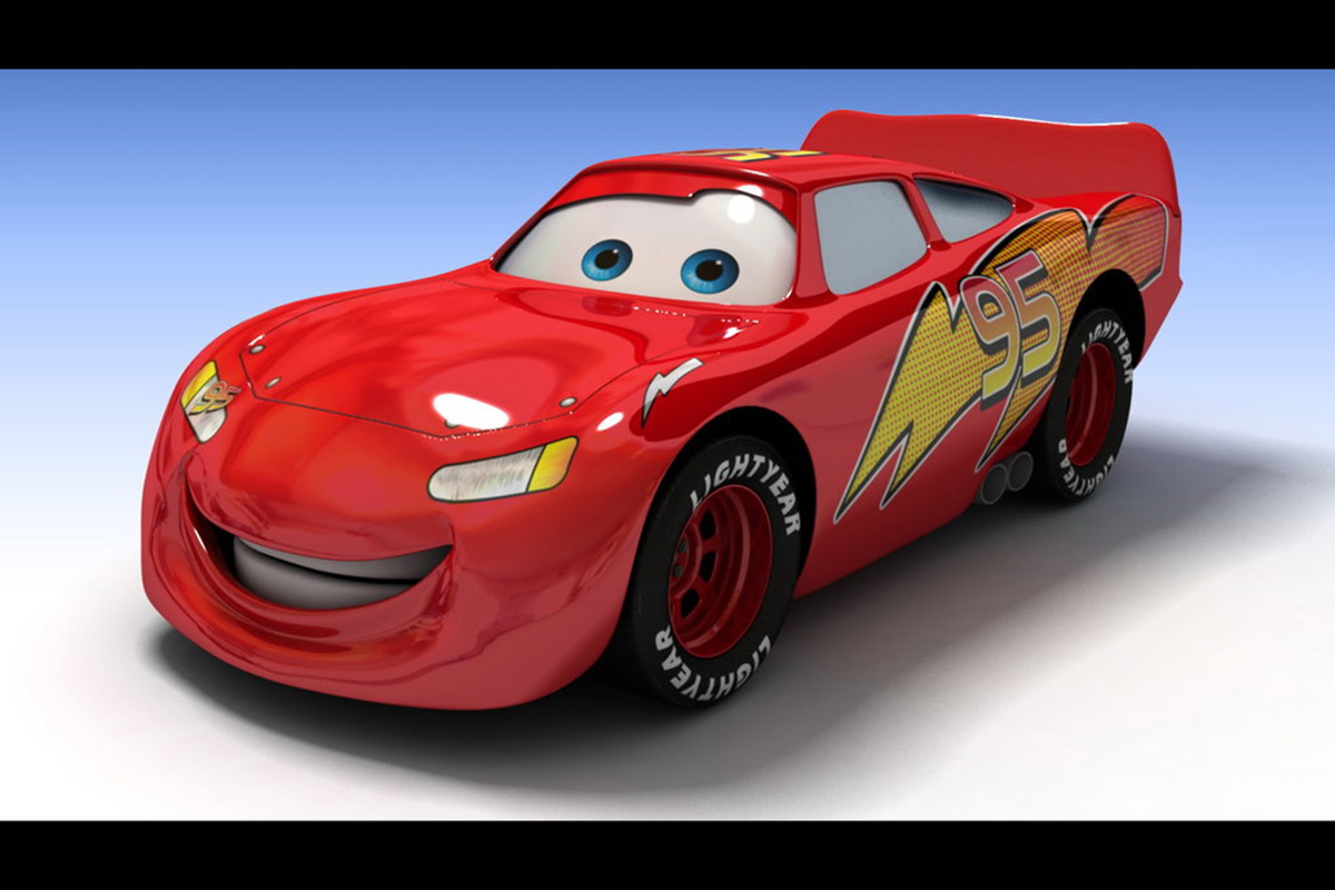 Lightning McQueen (2009) - 3d model