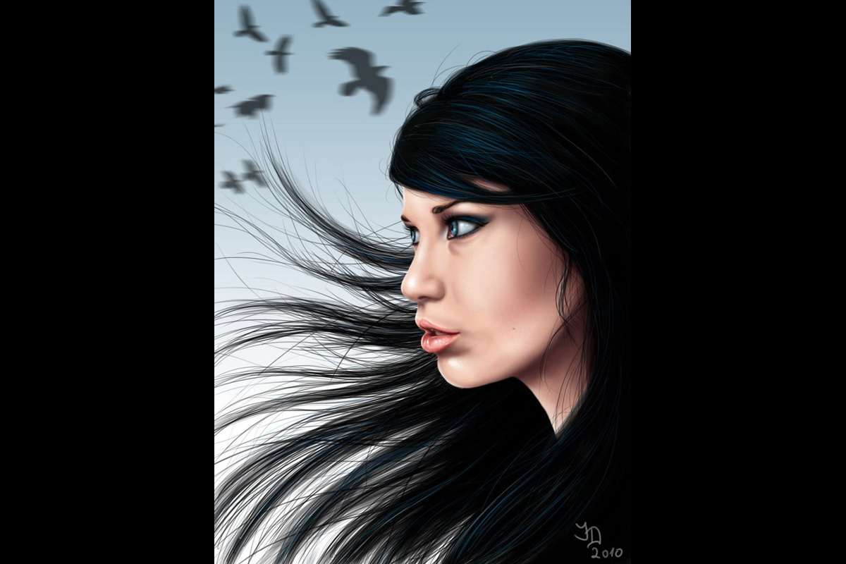 The Wind (2011) - digital painting